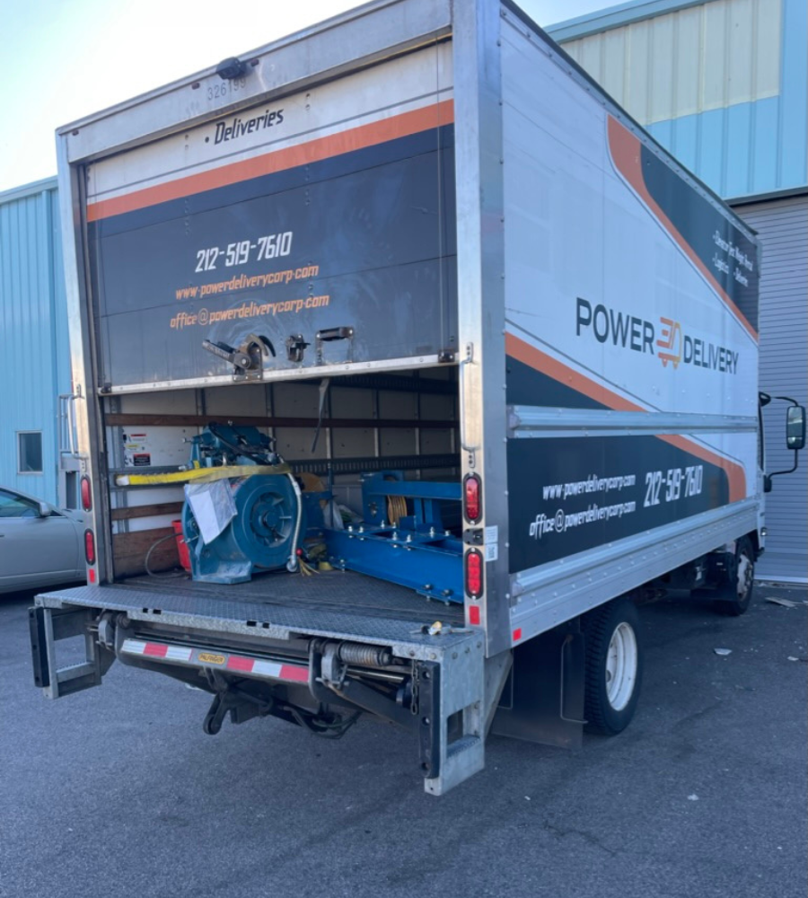 Construction Material Delivery Inside Truck